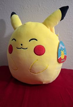 Squishmallows Pokémon Pikachu Mouse Plush Stuffed Animal Yellow/Red/Black/Brown
