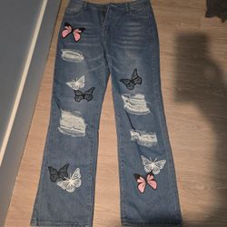 Butterfly Jeans Size M