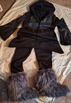 New Black And Grey Hoodie Matching Black Pants And Fur Boots ALL New 60 Obo