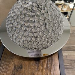 Ceiling Light Fixture 3 Light Stainless Steel Cristal 