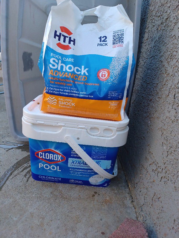 HTH™ Pool Care Shock Advance 12 Pk *******25lbs Clorox 3inch Chlorinating Tablets