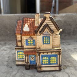 Ceramic House Container Cookie Jar