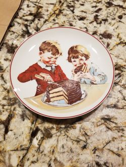 Vintage 1980 Hershey's Collectors Plate
