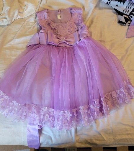 Holiday Big/Little Girl Flower Lace A-line Wedding Party Dresses Kids Pageant Birthday Formal Dress