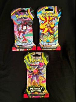 Pokemon 3 pack lot