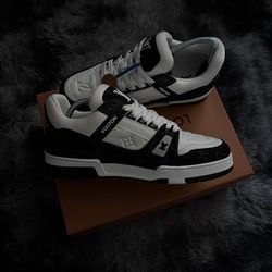 White & Black LV trainers