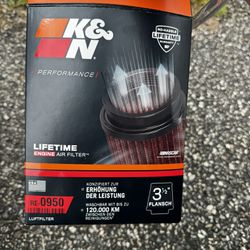 K&N Air Filter Only 