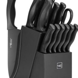 HUNTERDUAL 15-Piece Kitchen Knife Set w/Self-Sharpening Block- Pickup Near Chicago State University