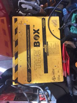 The box temp power distribution center for vendor events or whatever