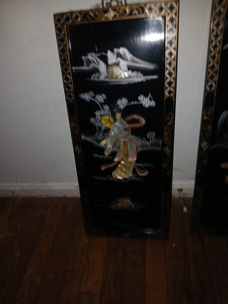 2 iPlaques twenty four inches tall ten inches wide