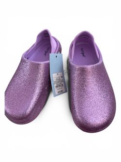 NWT Cat & Jack Toddler Rowan Slip-On Clog Shoes Purple 11