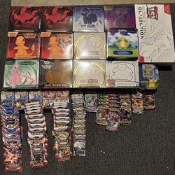 Pokémon Cards, ETBs And Booster Packs 