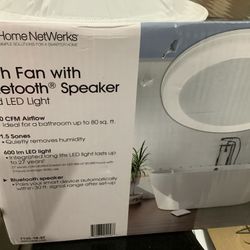 Bathroom Ventilation Fans  With Bluetooth  Speaker  And LED LIGHTS .