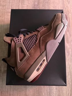 BRAND NEW Air Jordan 4 A Ma Maniere Dark Mocha Size 10.5