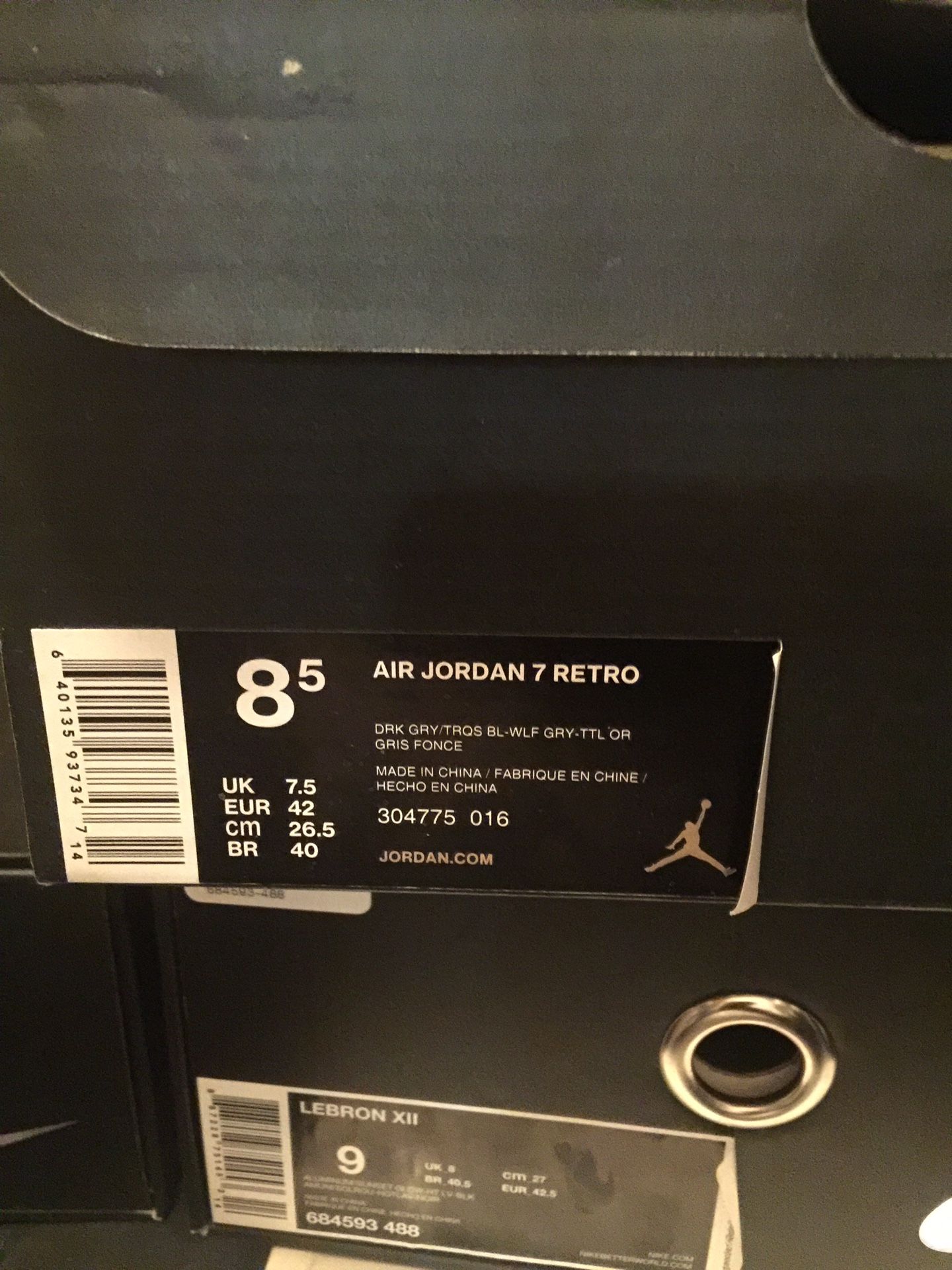 Jordan 7 retro Barcelona Days 8.5
