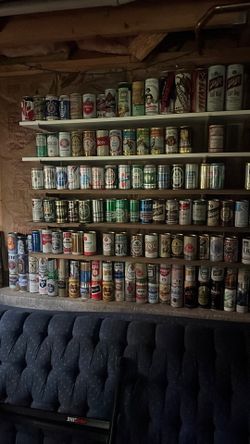 Massive Vintage Beer Can Collection