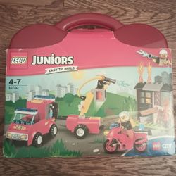 Used LEGO Juniors Fire Patrol Suitcase
