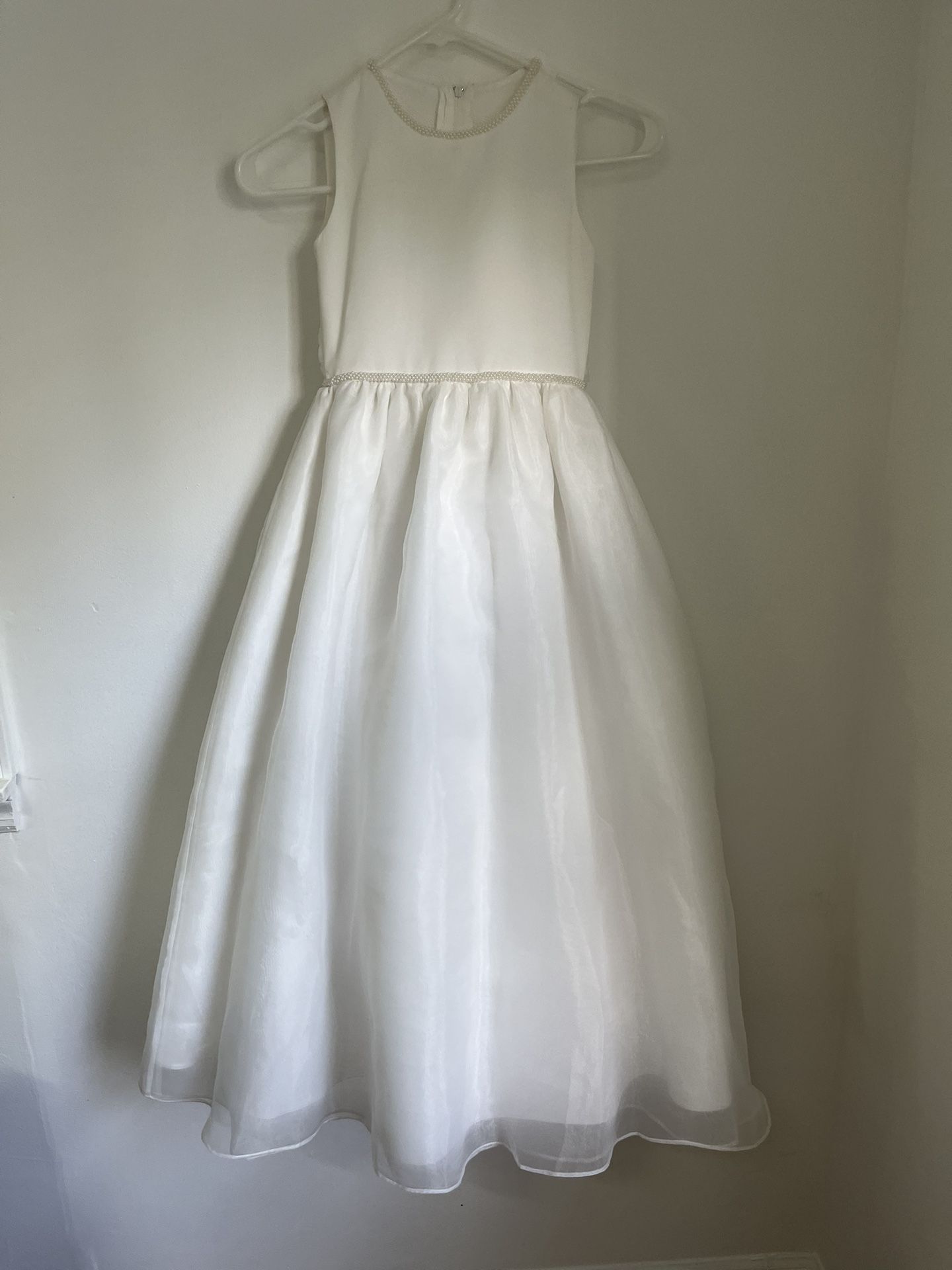 Custom Made Jr Bridesmaid, Flower Girl Or First Communion Dress