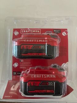 Craftsman 4.0 AH v20 batteries - 2
