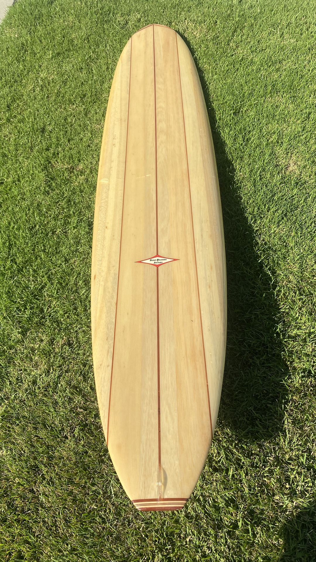 9’8” Balsa Surfboards By Hap Jacobs Longboard
