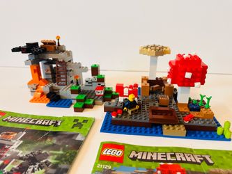 LEGO Minecraft Bundle - The Cave 21113 & Mushroom Island 21129