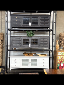 MEGA SALE! Solid Mahogany Plasma  TV Console Stand (Multiple Colors)