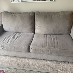 Moving !! Gray couch and 2 chairs