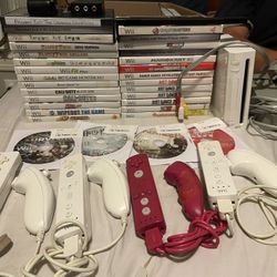 Wii ,controls ,balance Board & games $300