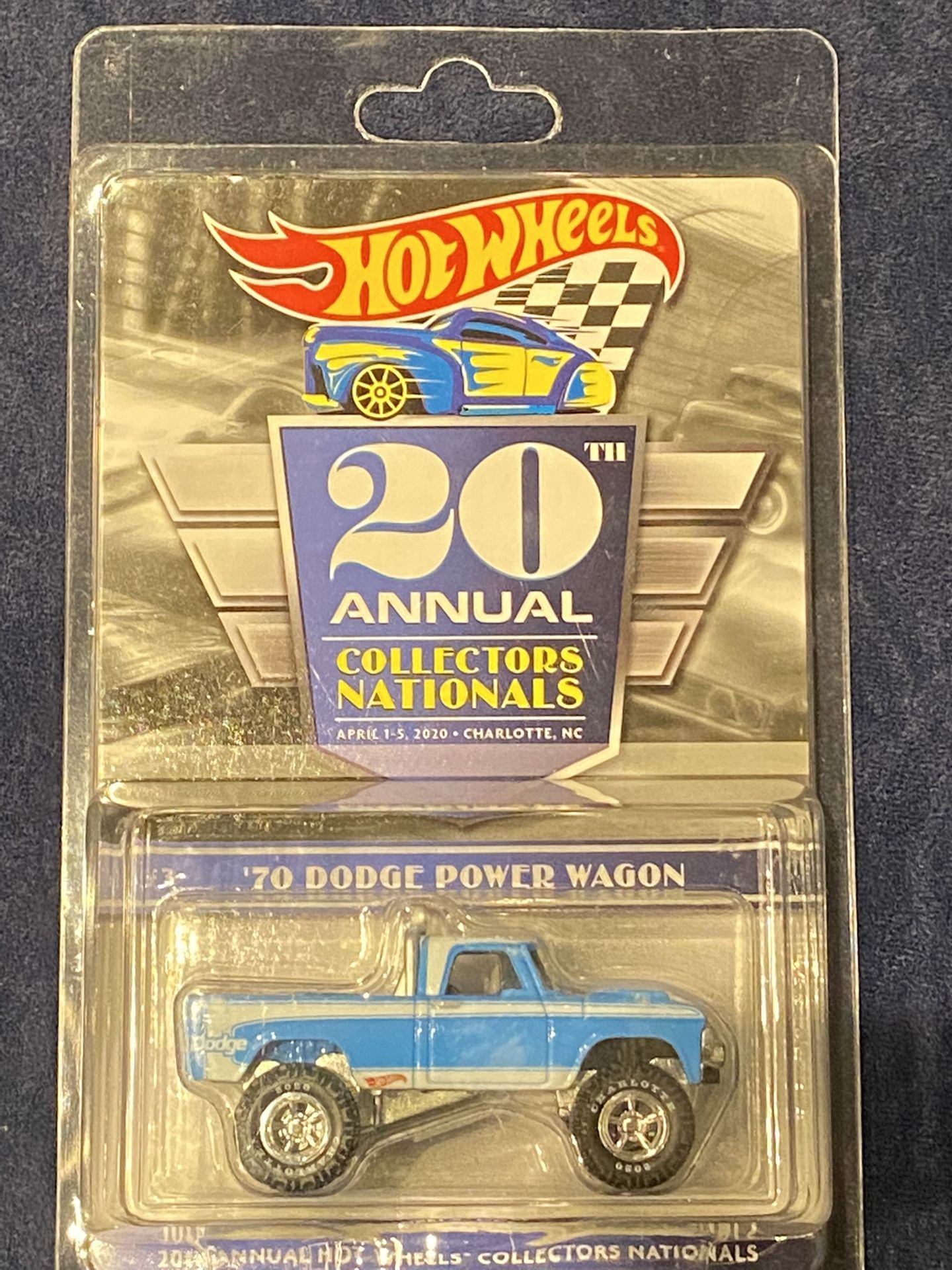 Hot Wheels 2020 20th Annual Collectors Nationals '70 Dodge Power Wagon