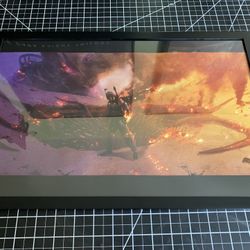 Boba Fett Escapes Sarlacc Pit Poster (Frame Included)
