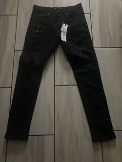 Purple jeans