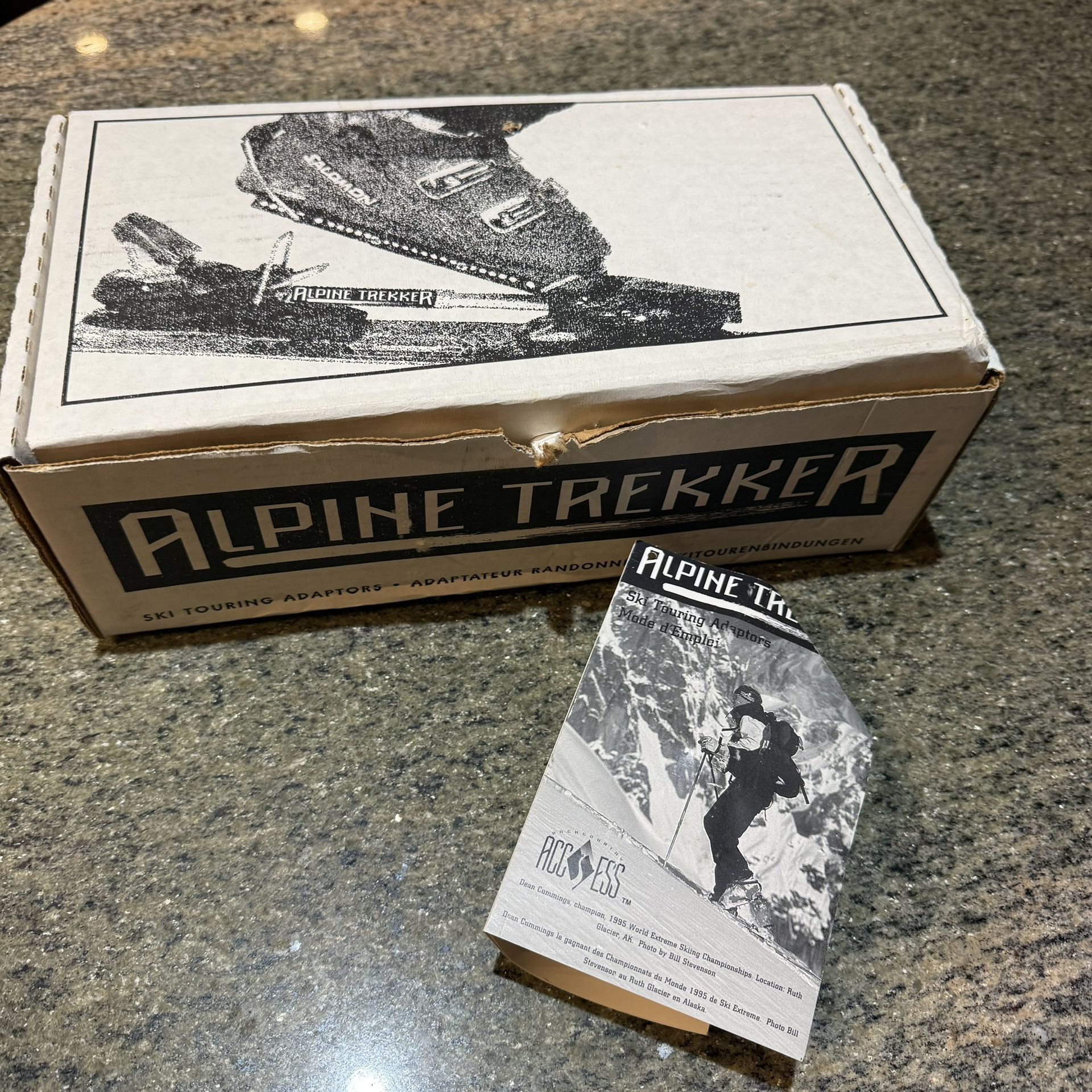 Vintage Alpine Trekker Ski Touring Adaptor Box Only – Packaging – Rare