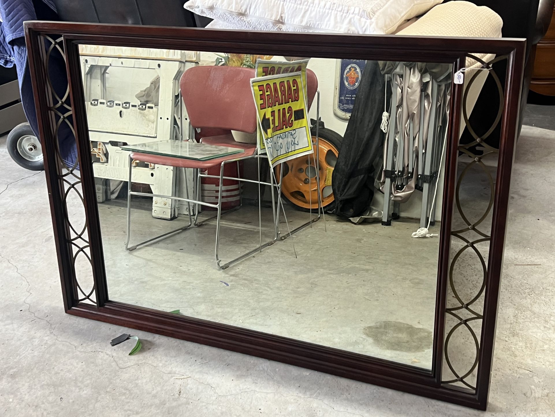 Antique Hellam Furniture Wall Mirror