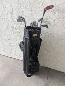 Golf Club Set with Black Carry Bag