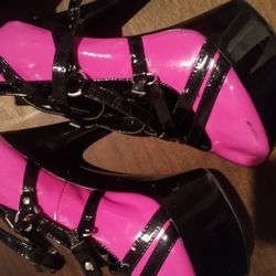 Pink Strap Heels
