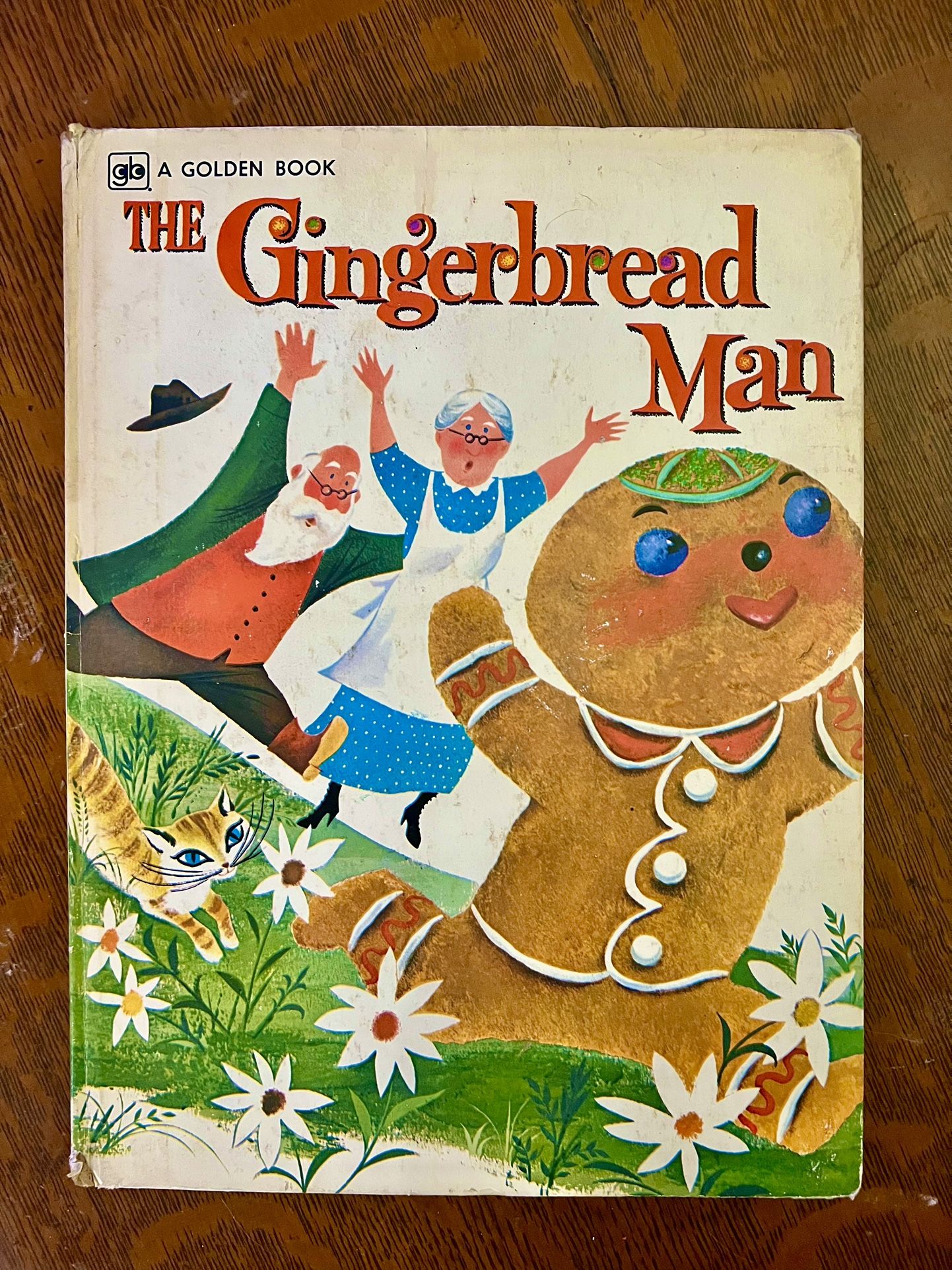 Vintage Golden Book Gingerbread Man