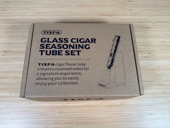 TISFA Single Glass Cigar Seasoning Tube Set