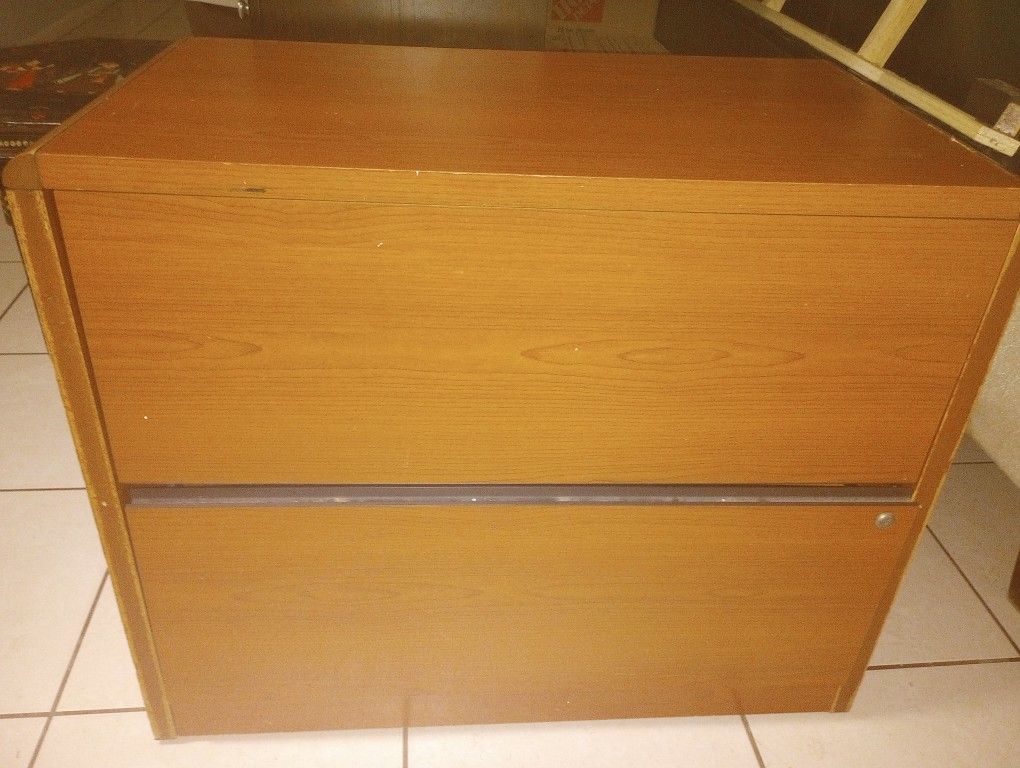 2 Drawer Filing Cabinet Or Used As A Credenza