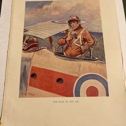 E.S. Pakett The War In The Air print 7”x9”