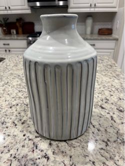 Vase – 12” H x 3” Opening x 7” Base