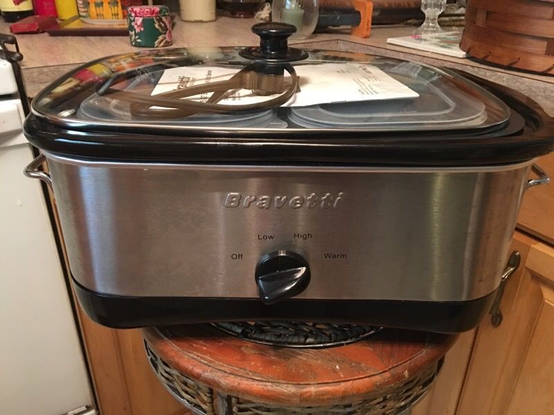 Bravetti Platinum Pro 8 Quart Slow Cooker n Buffet Server
