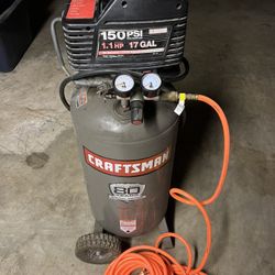 Special 80th Anniversary Edition Craftsman air compressor! 17-gallon tank Max 150 PSI