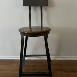 Bar chairs - Metal wooden