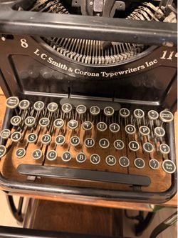 Antique typewriter