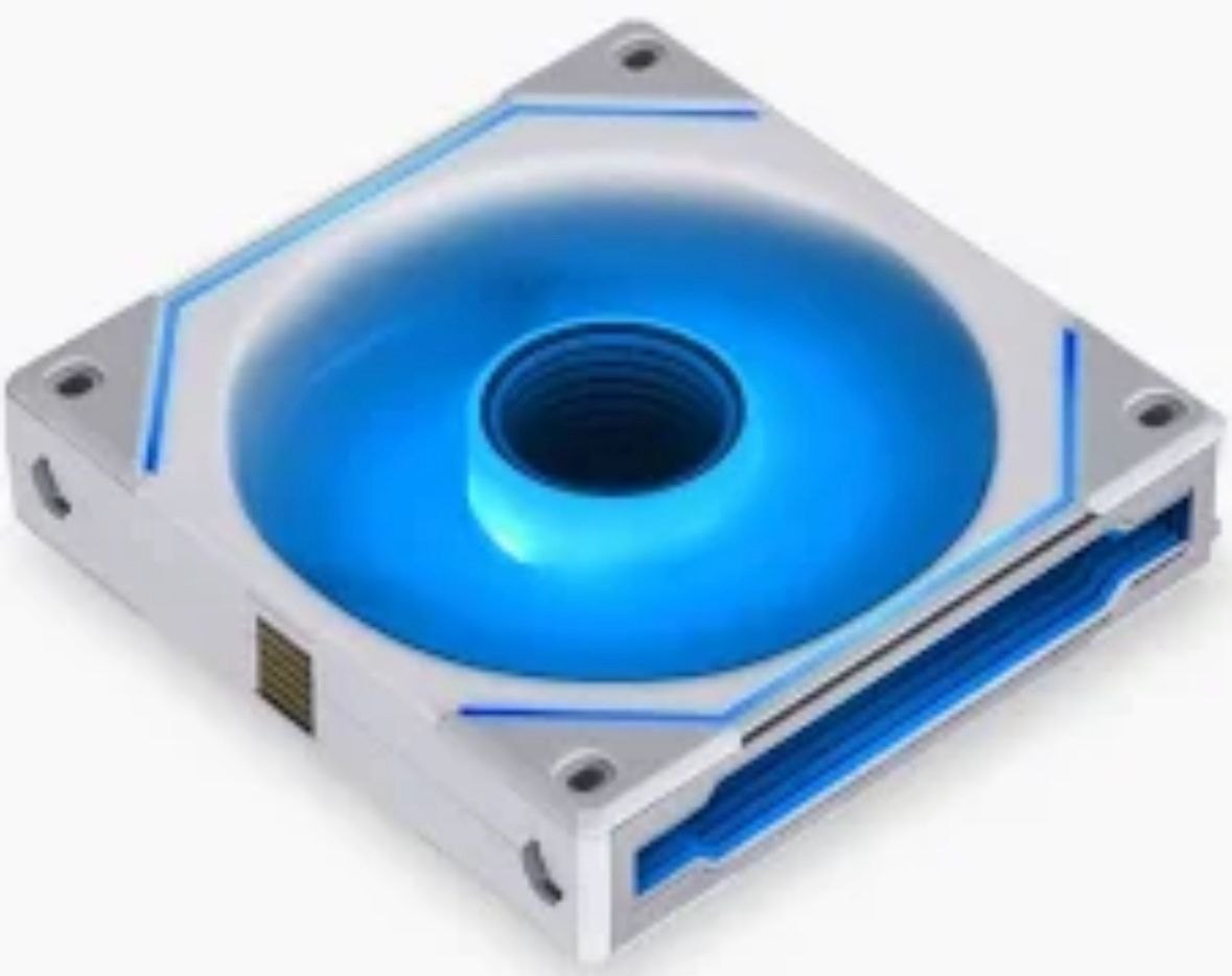 Lian Li UNI Fan SL-Infinity 120-Single Pack-ARGB Fan-Infinity Mirror-Daisy-Chain Design-Customizable Lighting Effects-One Cable Connection-Without Con