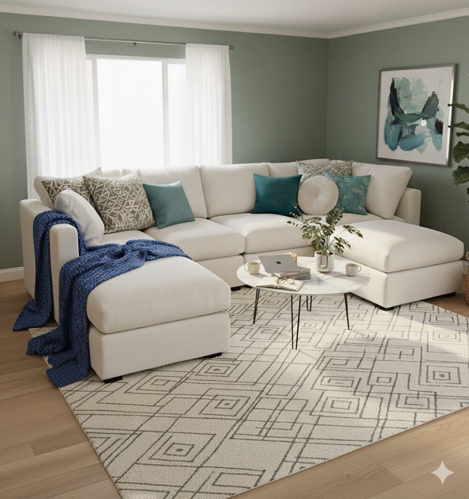 Thomasville Lowell 7 Piece Modular Sectional