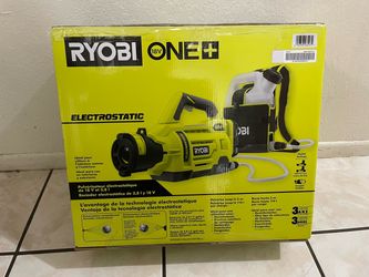 RYOBI ONE+ 18V Cordless Electrostatic 1 Gal. Sprayer Kit with (2) 2.0 Ah Batteries and (1) Charger