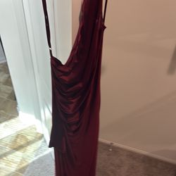 extra small maroon red dress