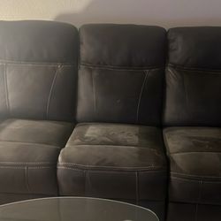 Living Spaces reclining Sofa