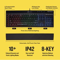 Corsair K55 RGB Gaming Keyboard